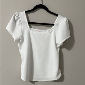 LuLaRoe Classic White Short Sleeve Top